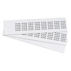 GRAFOPLAST SRL - GRAEVO40725W TARGHETTA PVC ADES BIANCO 25X7MM 880PZ