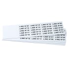 GRAFOPLAST SRL - GRAEVO40935W TARGHETTA PVC ADES BIANCO 35X9MM 540PZ