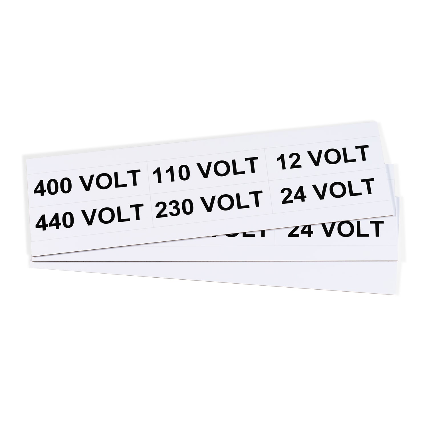 GRAFOPLAST SRL - GRAEVO42580W TARGHETTA PVC ADES BIANCO 80X25MM 108PZ