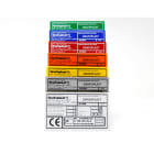 GRAFOPLAST SRL - GRAEVO460100R TARGA QUADRO PVC ADES ROSSO 100X60MM 22P