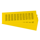 GRAFOPLAST SRL - GRAEVOFX0720Y ETICHETTA ADES VINYL GIALLO 20X7MM 1400P