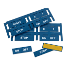 GRAFOPLAST SRL - GRAEVOMD02U TARGHETTA ADES. METAL-DETECT 50X15MM 96P