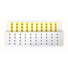 GRAFOPLAST SRL - GRAEVOSL022013W SEGNACAVO AUTOLAMINANTE BIANCO 22X13 100