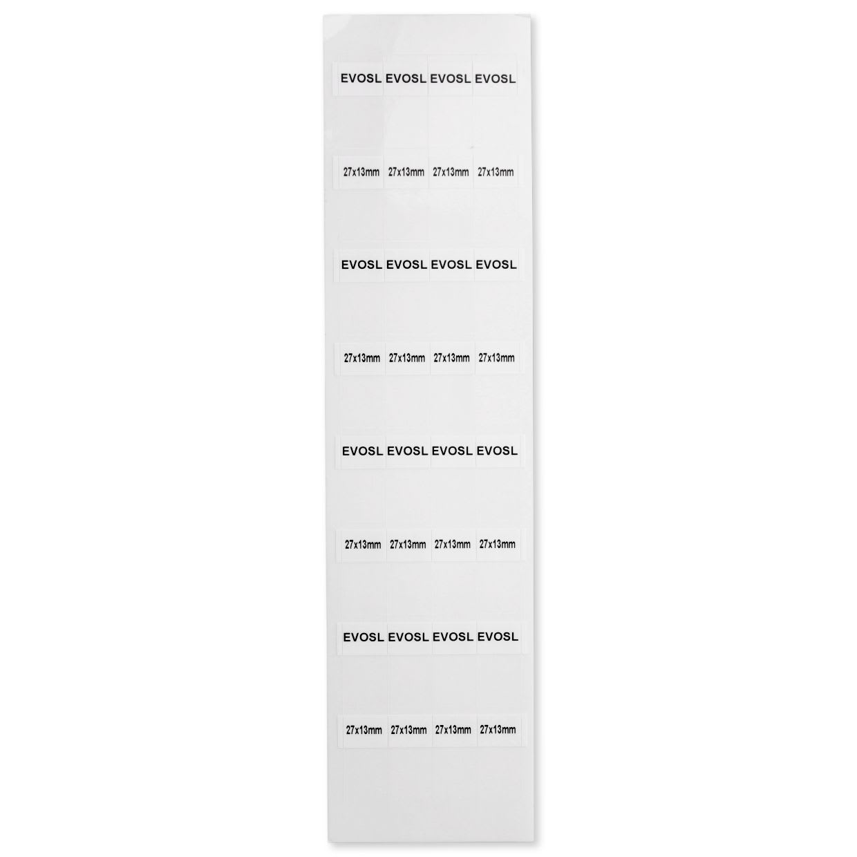 GRAFOPLAST SRL - GRAEVOSL027013W SEGNACAVO AUTOLAMINANTE BIANCO 27X13 800