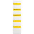 GRAFOPLAST SRL - GRAEVOSL042013Y SEGNACAVO AUTOLAMINANTE GIALLO 42X13 500