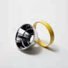 EXENIA SRL - EXE353905052/W ANELLI COLORATI NERO OPACO WIDE 59