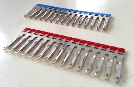 CABUR SRL - CBRPTP0403R PTP/4/03/R PONTE A PETTINE ROSSO 3 POLI