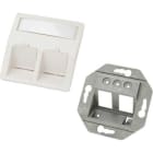 MAYFLEX UK LIMITED - EXL100-283 EXCEL ANG 2 PORT KEYSTONE 50X50MM F/PLAT