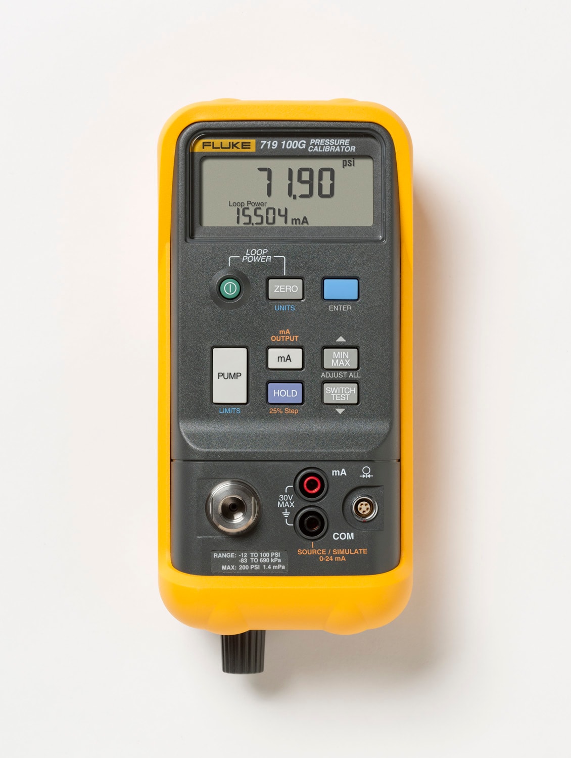FLUKE ITALIA SRL - FLK3315344 719 100G CALIBRATORE PRESS 7BAR,POMPA EL