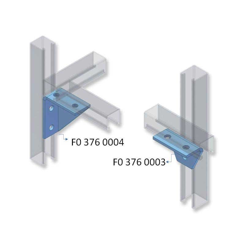 ZAMET SPA - ZATF03760004 03 ZF MENSOLA TRIDIMENSIONALE DX 4 FORI