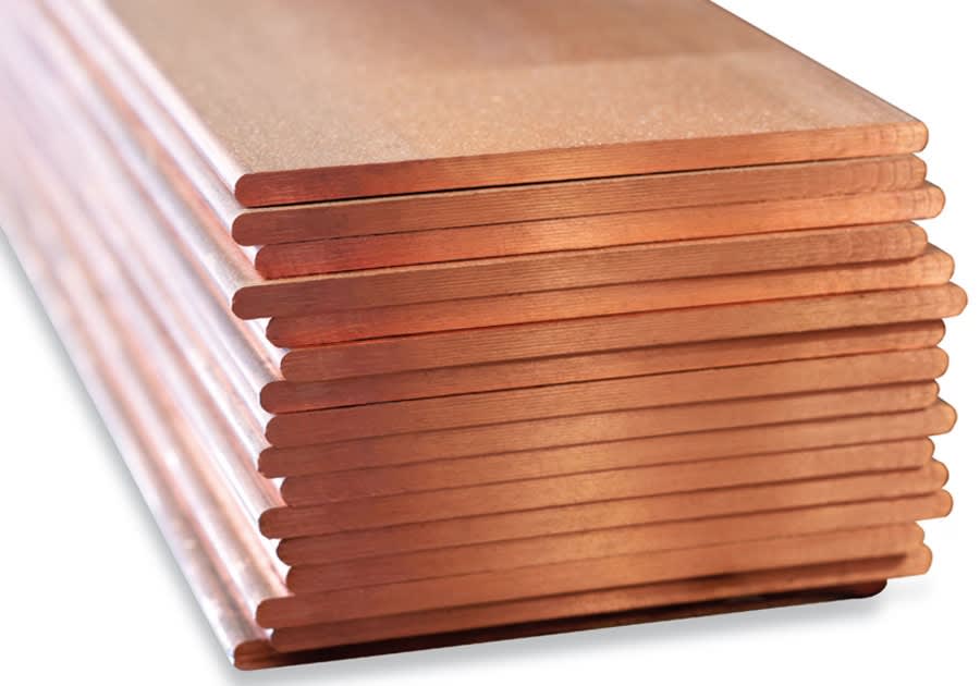 BARRE DI RAME - F10BAR5X12SA BARRA RAME 5X12 SPIGOLO ARROTONDATO
