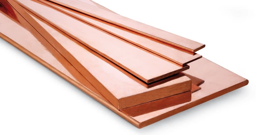 BARRE DI RAME - F10BAR15X50SV BARRA RAME 15X50   SPIGOLI VIVI