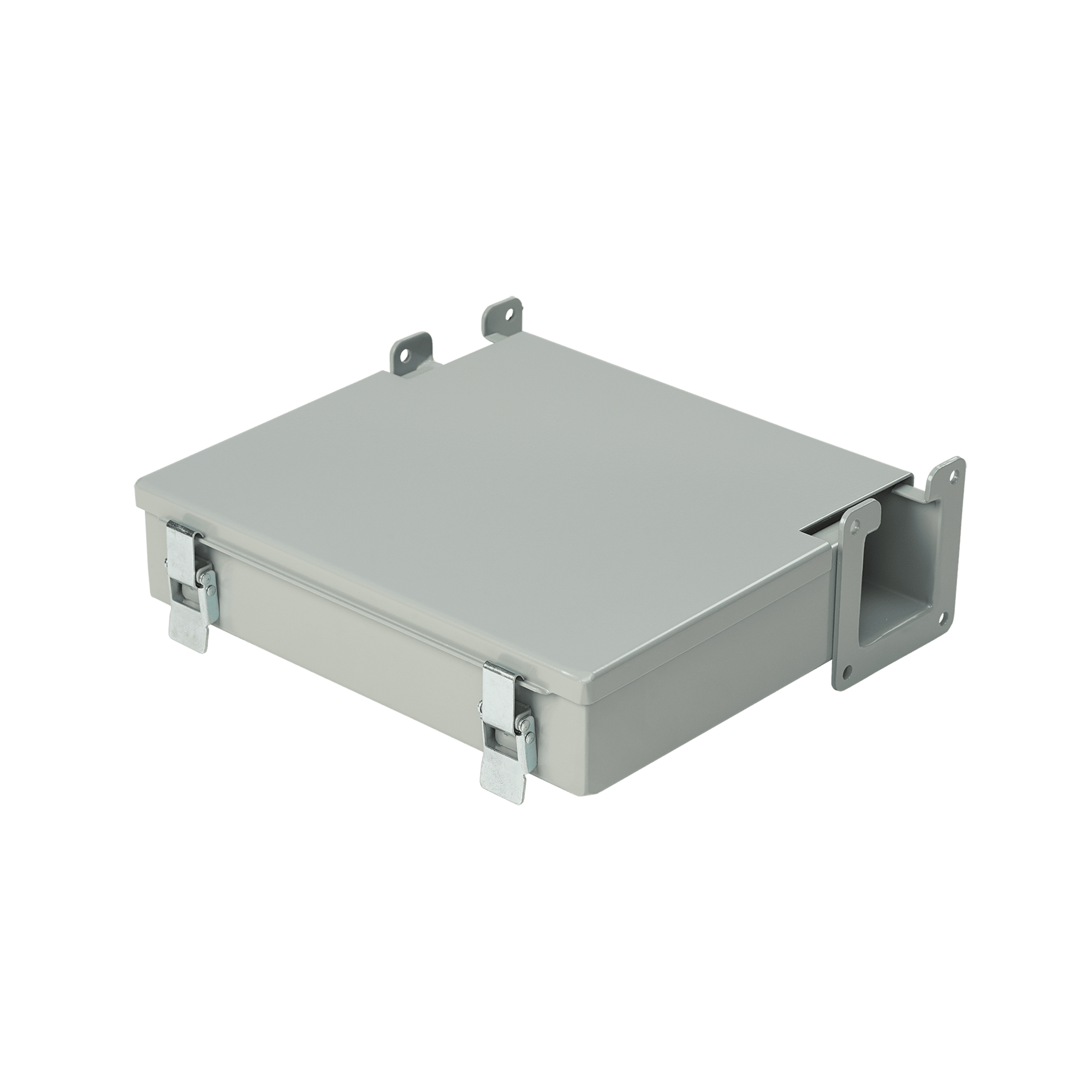 NVENT HOFFMAN - HOFF88LJ Scatola di derivazione con profilo incernierato a innesto, 8,00x8,00, grigio, acciaio