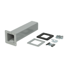 NVENT HOFFMAN - HOFF66LX Raccordo da taglio non a innesto, 6,00x6,00, grigio, acciaio