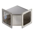 NVENT HOFFMAN - HOFF44WE90SS Gomito a 90 gradi passante per canalina, 4,00x4,00, spazzolato, acciaio inox 304