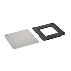NVENT HOFFMAN - HOFF66WPSS Piastra di chiusura passante per canalina, 6,00x6,00, spazzolato, acciaio inox 304