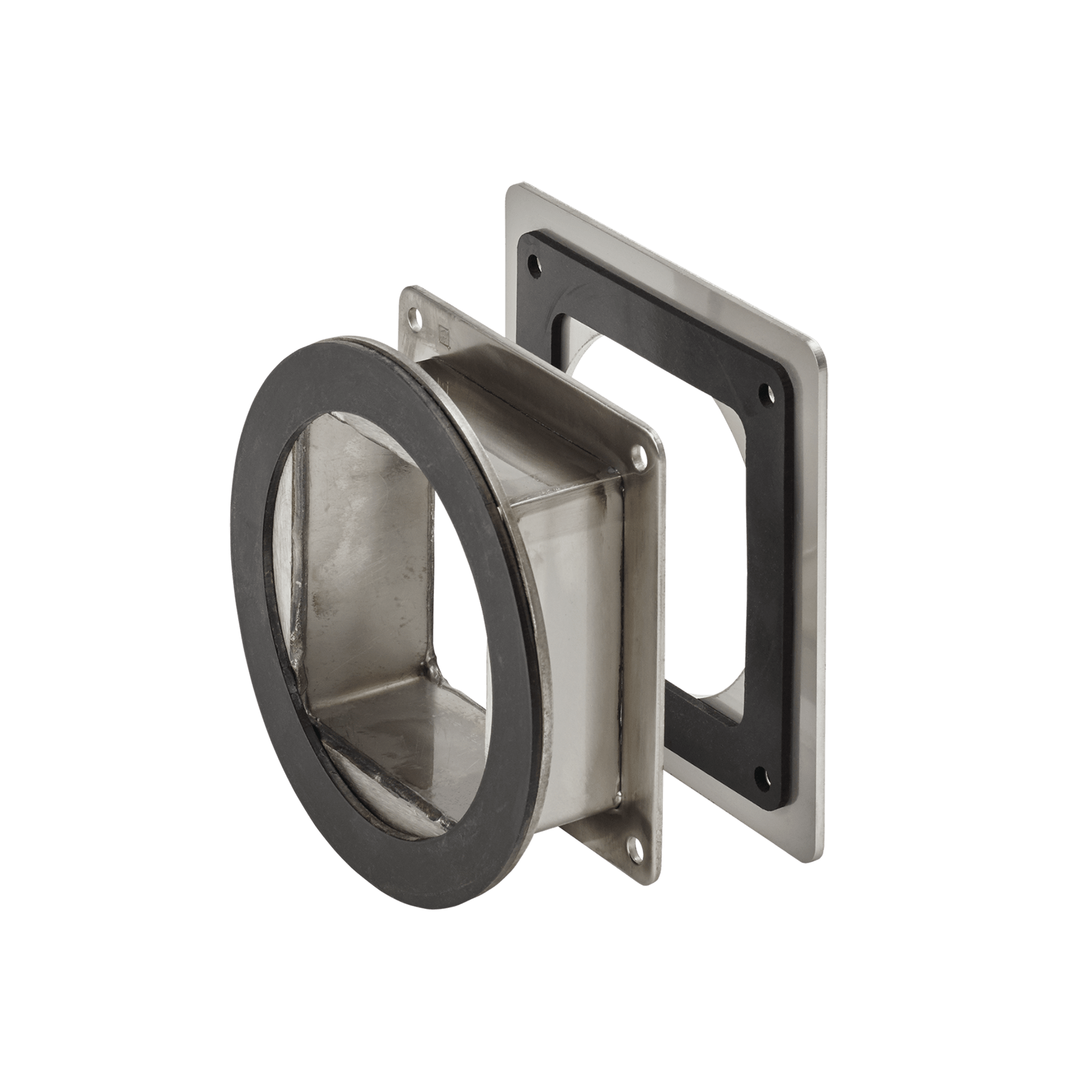 NVENT HOFFMAN - HOFF44WSCSS Nipplo girevole passante per canalina, 2,00x2,00, spazzolato, acciaio inox 304