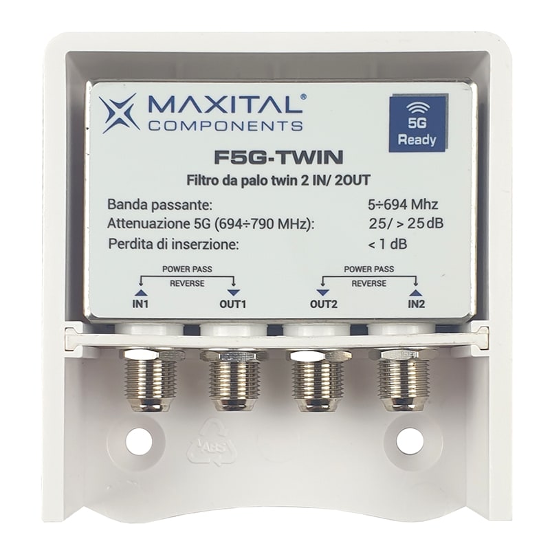 FTE MAXIMAL ITALIA S - FTEF5G-TWIN F5G-TWIN FILTRO 5G DA PALO C2-C48 2IN 2O