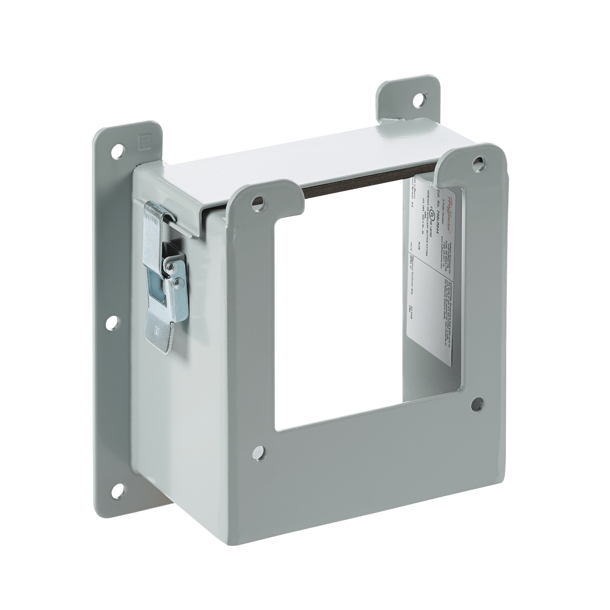 NVENT HOFFMAN - HOFF66LRE44 Riduttore con profilo incernierato a innesto, da 6x6 a 4x4, grigio, acciaio
