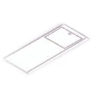 FACAL SRL - FAFD671 PIANO DI LAV. DOPPIO C/BOTOLA SENZA FASC