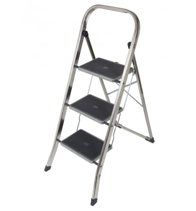 FACAL SRL - FAFJK-3 SGABELLO ALLUMINIO JOKER A 3 GRADINI