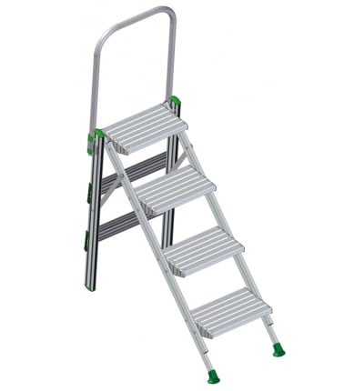 FACAL SRL - FAFPO-4M SGABELLO PLIO A QUATTRO GRADINI CON MANI