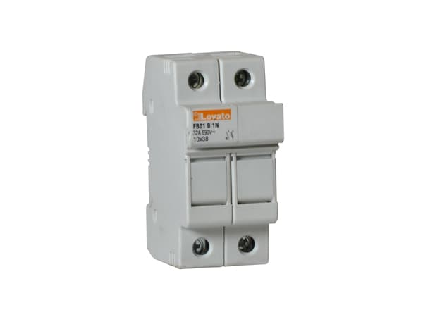 LOVATO - LOVFB01B1N PORTAFUSIBILI SEZION. 1P+N 10X38 NO UR