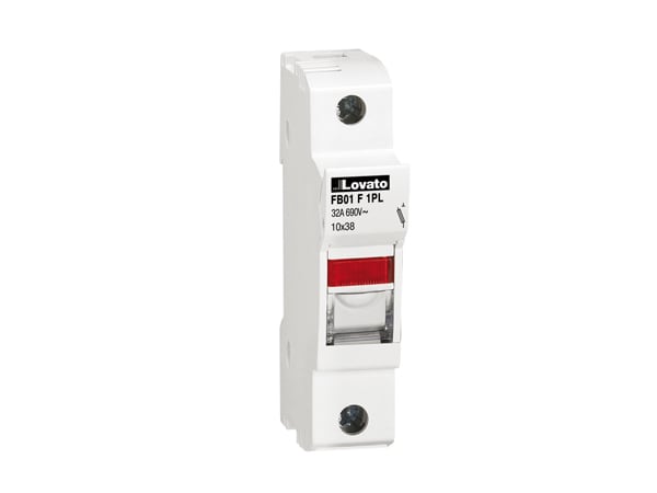 LOVATO - LOVFB01F1PL PORTAFUSIBILI SEZION. 1P 10X38 CON IND.