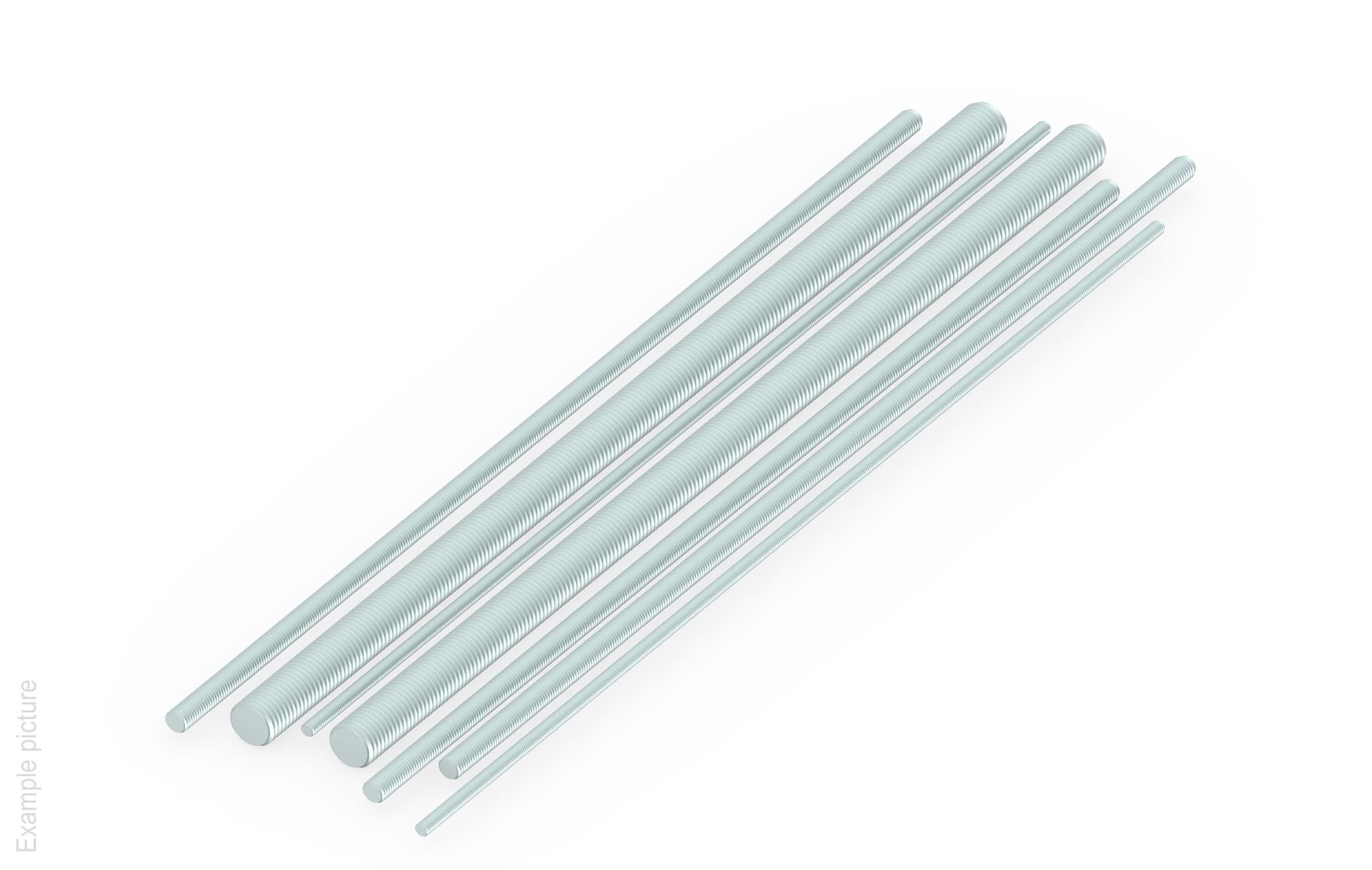 FEMI-CZ SPA - FCZD0C30S08X10E BARRA FILETTATA M8 L=1M Z.ELETTR. E