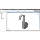 FACAL SRL - FAFFE-011 GANCIO ACCIAIO CORTO STANDARD PER SCALA