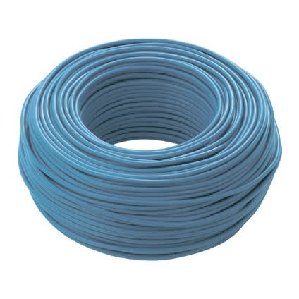 CAVO IN MATASSA - FF5H05VK1X0.75AZ H05V-K 1 X 0,75 BLU CHIARO 5024