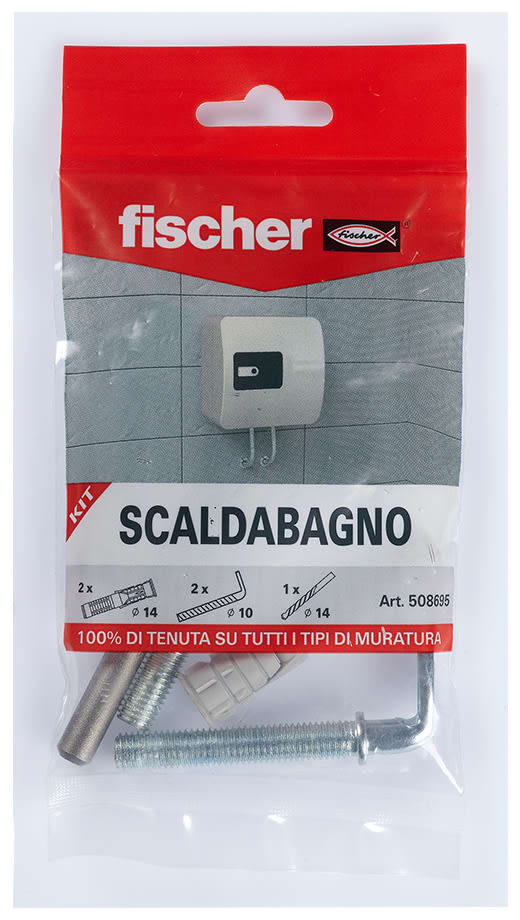 FISCHER ITALIA - FIS00508695 KIT RTF SCALDABAGNO 2PZ/PUNTA