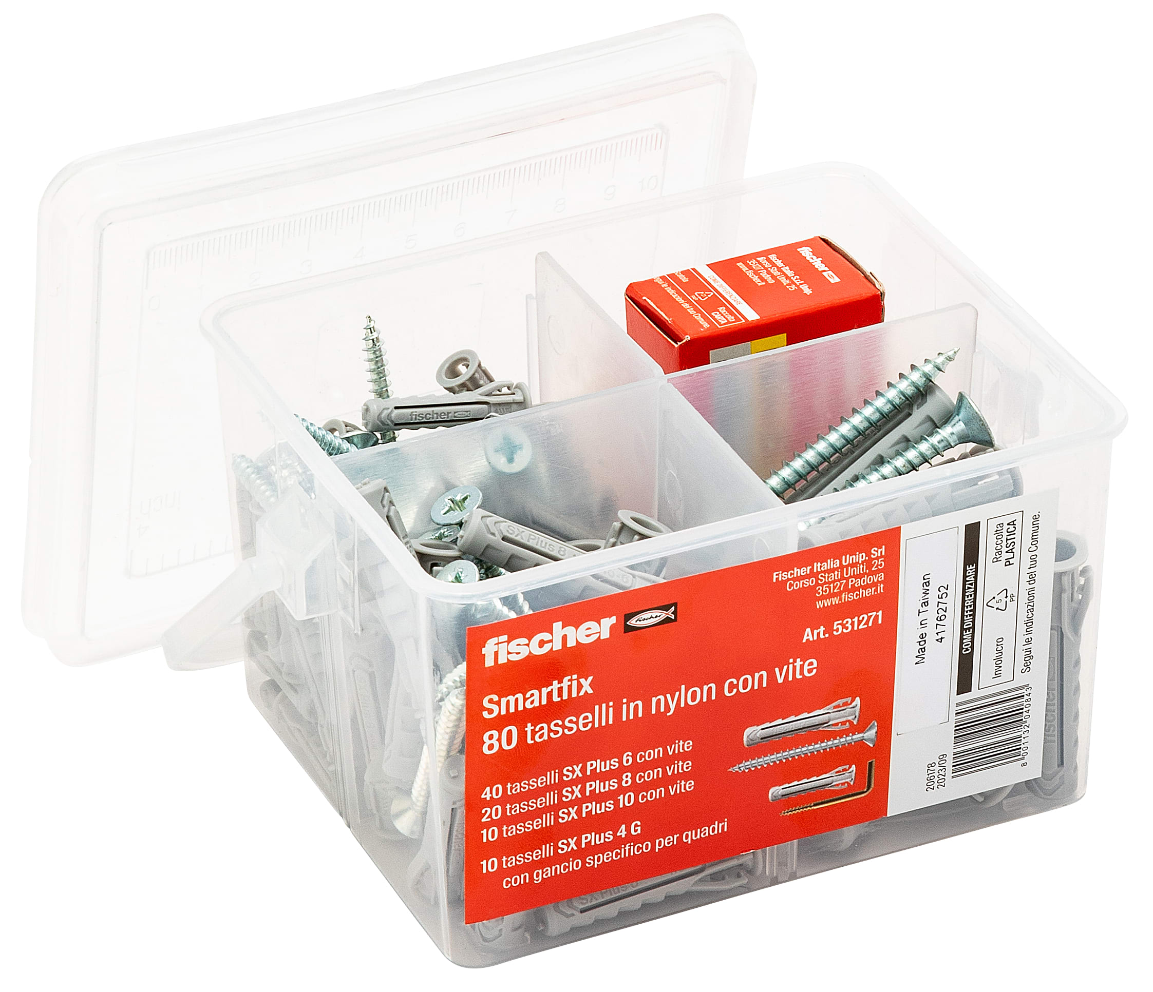FISCHER ITALIA - FIS00531271 SMARTFIX BOX 80PZ