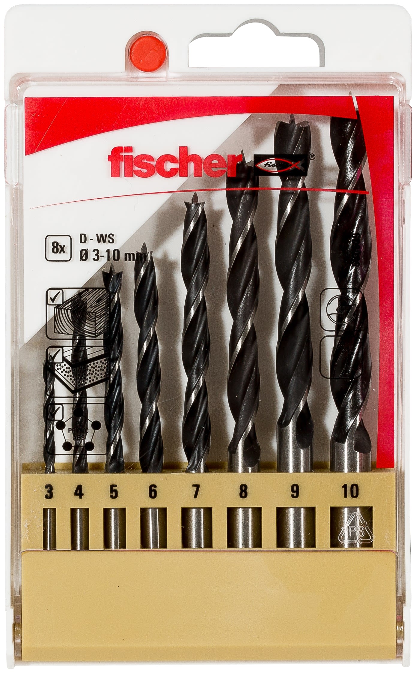 FISCHER ITALIA - FIS00536609 SET PL (3-10MM) 8 PEZZI P