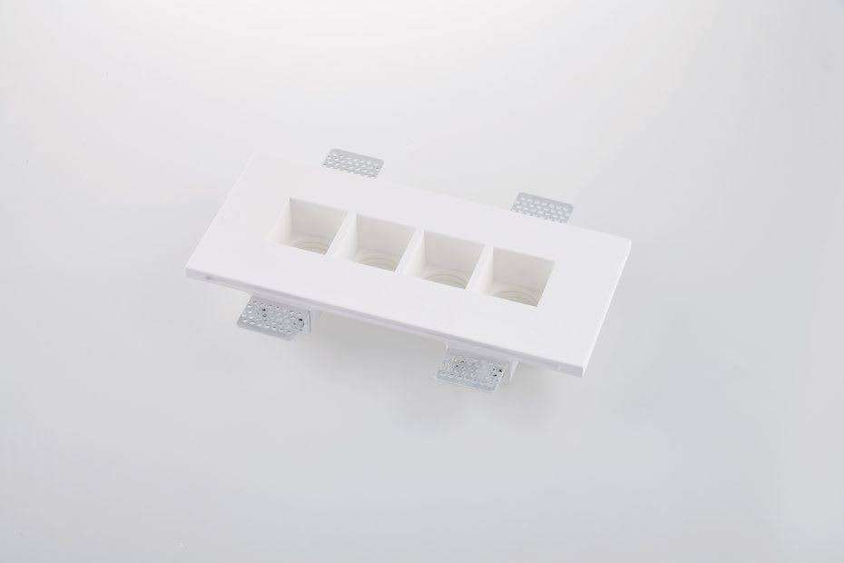 F.A.N. EUROPE LIGHTI - FHLINC-HIVE-RT4 INCASSO HIVE BIANCO 4XGU10 MINI 27X12X4,