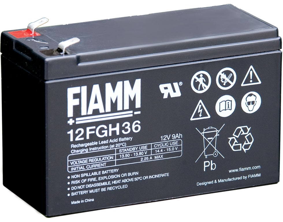 FIAMM ENERGY TECH. - FI112FGH36 BATTERIE A SCARICA RAPIDA12V 9,0AH