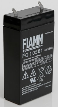 FIAMM ENERGY TECH. - FI1FG10381 6V 3,8AH