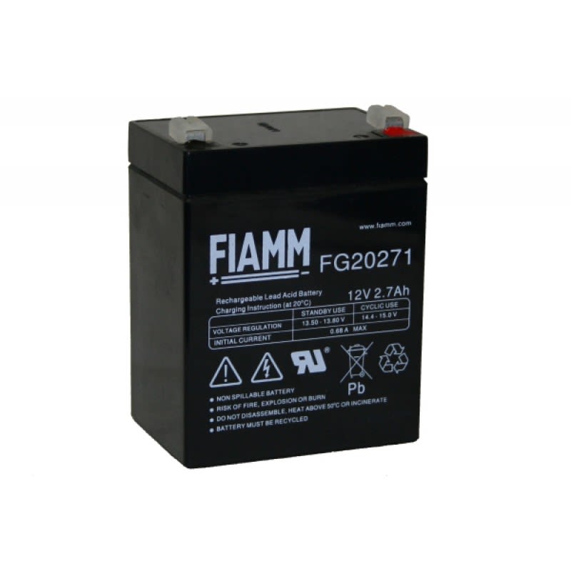 FIAMM ENERGY TECH. - FI1FG20271 BATTERIE STANDARD 12V 2,7AH