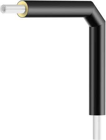 AQUATECNIK SPA - AQK63118UPLC GOMITO 90° ISO FIBER-COND LUNGO -SDR 11