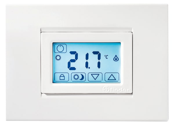 FINDER SPA - FIN1T5190030000 TERMOSTATO DA INCASSO TOUCH BIANCO