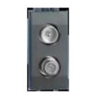 FAIT SRL - FIT5121605 TL/FM-PRESA DOP.FF+IECM COMP.TICINO LIVI