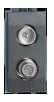 FAIT SRL - FIT5121201 BE/FM-PRESA DOP FF + IECM COMP. ABB ELOS