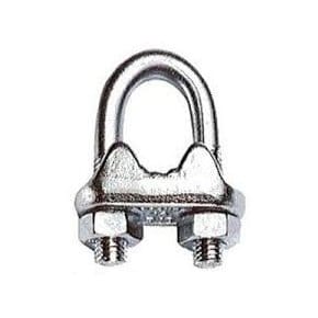 FAIT SRL - FIT7000037 ZN1212-MORSETTO AD U PER FUNE 3 - 4 MM