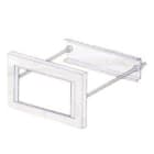 DOSSENA SNC DI BAR - DOS9FLANGIA2D FLANGIA MONTAGGIO FRONTEQUADRO 2DIN