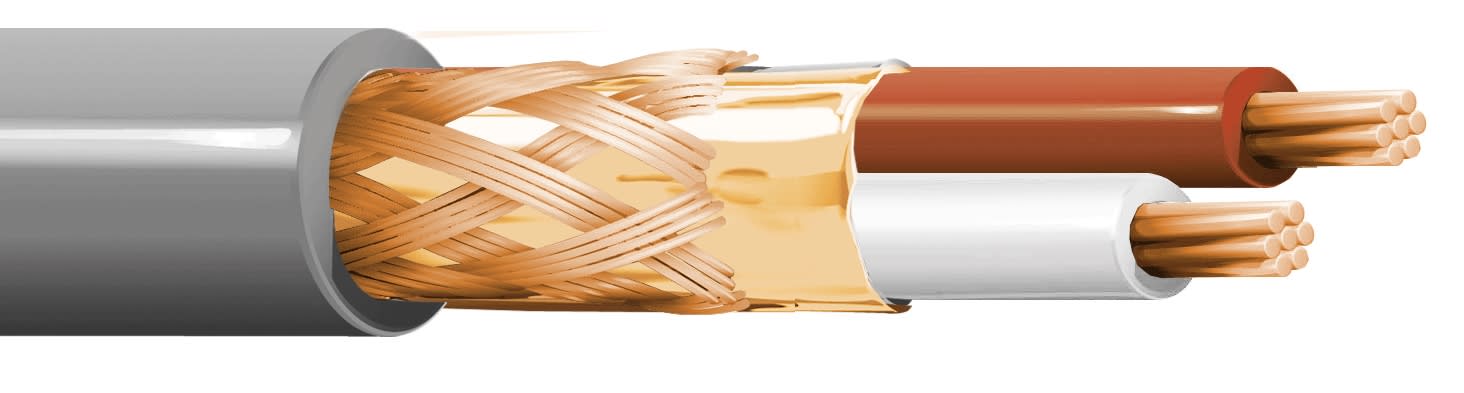 ITC INDUSTRIA TECNIC - ITCCY-2AGRM100 FR2OHH2R GRIGIO 2X0.22 DIN47100 M.100 EC