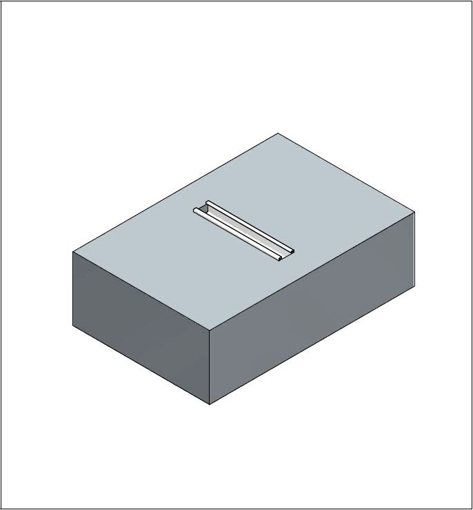 ALUSISTEMI - ALUFTM2847 SUPPORTOZAVORRA(INCALCESTRUZZO)-PERMO