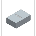 ALUSISTEMI - ALUFTM2859 SUPPORTOZAVORRA(INCALCESTRUZZO)-PERMO