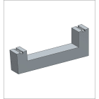 ALUSISTEMI - ALUFTM3775 SUPPORTO ZAVORRA IN CALCESTRUZZO - MODUL