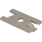 TEKNOMEGA SRL - TKGFVT1113 PIASTRINA PIANA INOX X FIX INTERM. PANNE