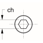 TEKNOMEGA SRL - TKGFVT1347 Vite Tcei Inox M10x30 completa di rondella